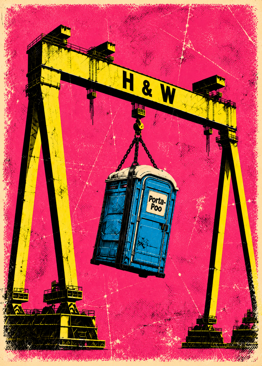 H&W PORTA POO  — Shipyard humour, in pink